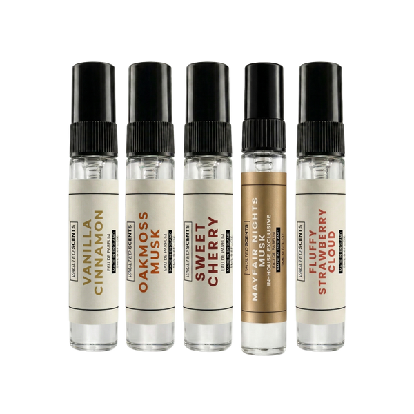 5ml_Discovery_sample_set_pack_of_5_EAU_DE_PARFUM VaultedScents.com 