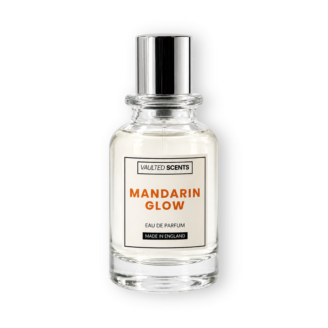 Perfume bottle labeled 'Mandarin Glow' by Vaulted Scents on a white background The first fresh and bright rays of daybreak always seem miraculous. They pierce the night sky with the promise of a blank page, a new adventure to experience. A special moment that the Master Perfumer Jacques Cavallier Belletrud has sought to capture with a sundrenched mandarin. Revealing all of its facets in broad daylight, the fruit is illuminated by sambac jasmine and imbued with the freshness of a blackcurrant accord. Le Jour