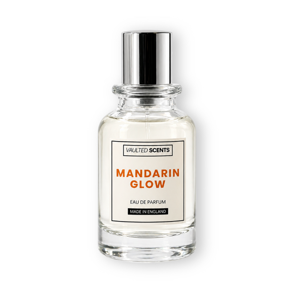 Perfume bottle labeled 'Mandarin Glow' by Vaulted Scents on a white background The first fresh and bright rays of daybreak always seem miraculous. They pierce the night sky with the promise of a blank page, a new adventure to experience. A special moment that the Master Perfumer Jacques Cavallier Belletrud has sought to capture with a sundrenched mandarin. Revealing all of its facets in broad daylight, the fruit is illuminated by sambac jasmine and imbued with the freshness of a blackcurrant accord. Le Jour