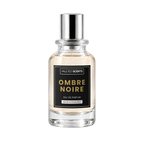 Ombre Noire perfume bottle featuring smoky oud, rose, raspberry and benzoin notes