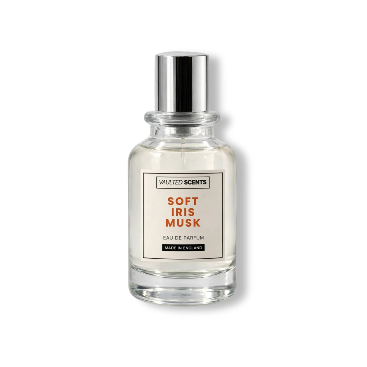 Soft Iris Musk perfume inspired by Frédéric Malle L'Eau d'Hiver — 
soft powdery iris and musk EDP crafted in England by Vaulted Scents