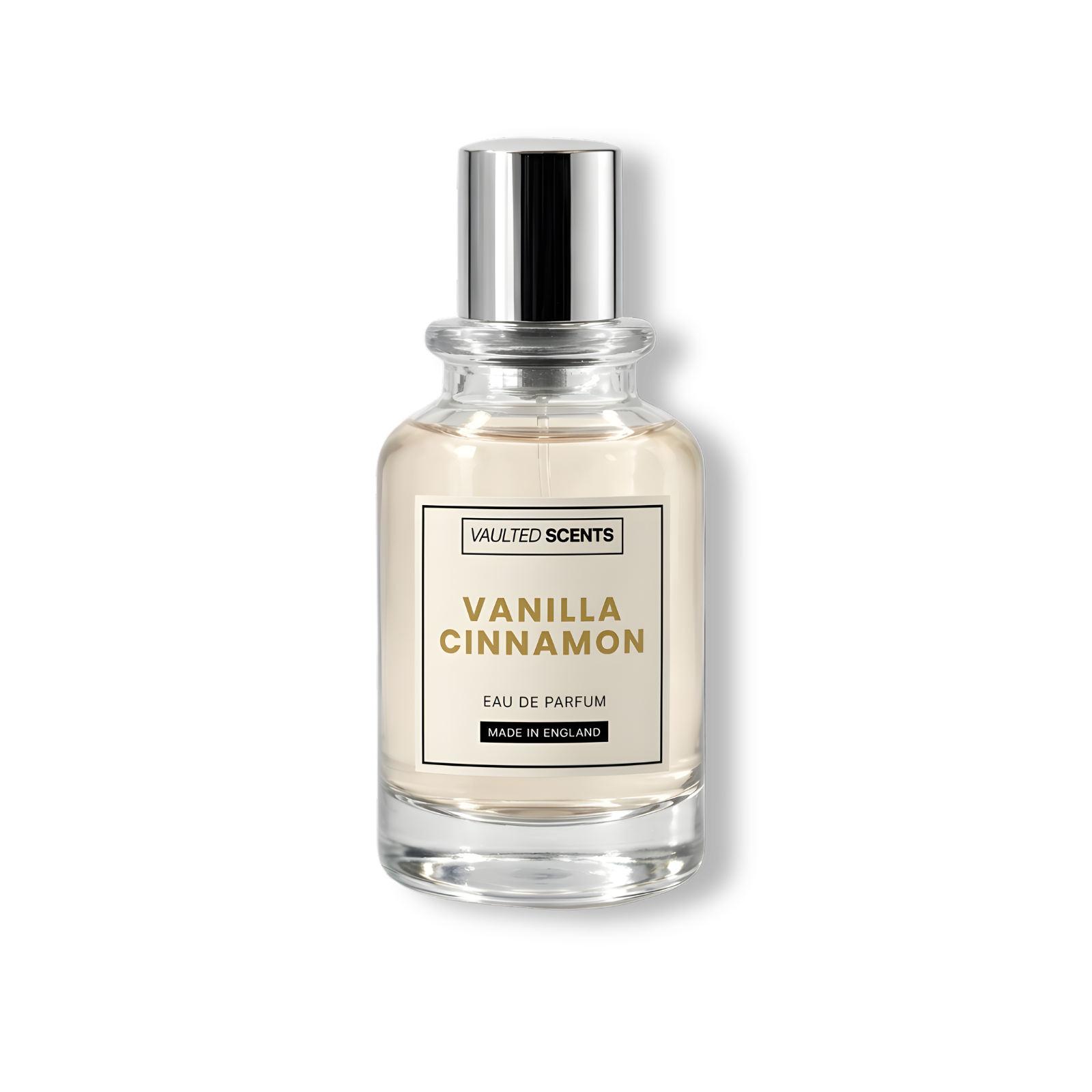 Vanilla Cinnamon perfume inspired by Kilian Angels' Share — warm cognac, cinnamon and vanilla EDP crafted in England by Vaulted Scents